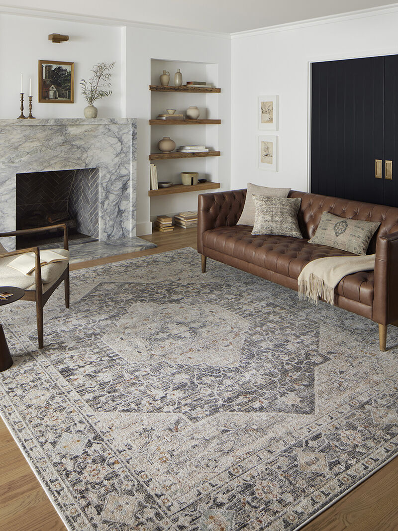 Monroe MON01 Charcoal/Multi 7'10" x 10' Rug