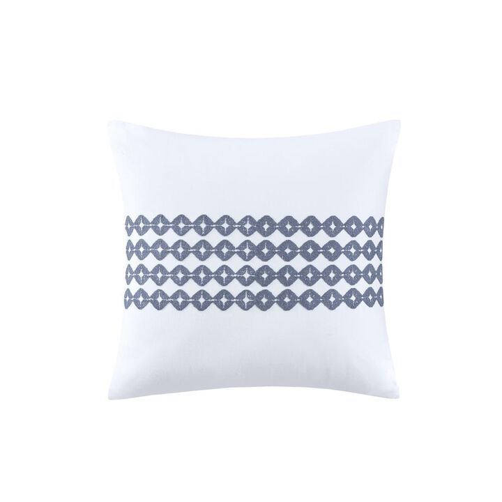 Belen Kox 4 Piece Oversized Reversible Coverlet Set, Blue, Belen Kox