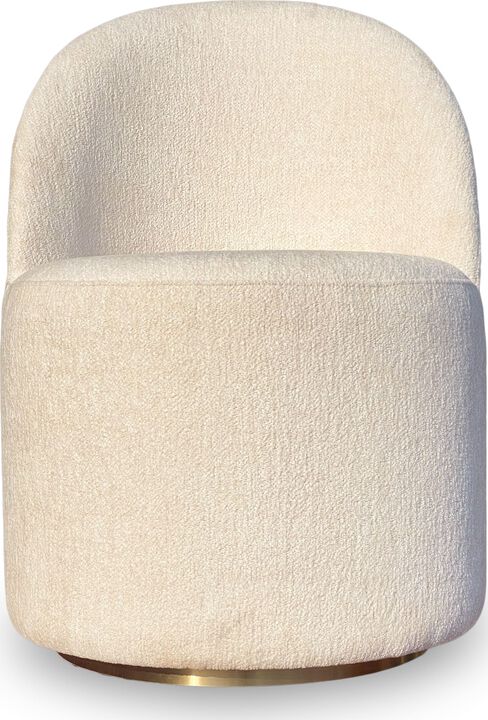 Zinnia Fully Upholstered Swivel Chair
