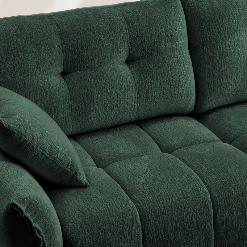 Merax Chenille Ergonomic  1- Seat Single Sofa for Living Room