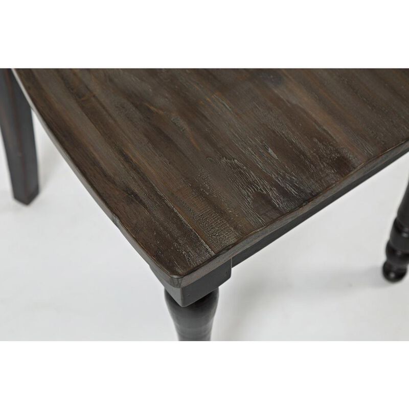 Jofran Rustic Reclaimed Pine Farmhouse Ladderback Dining Chair (Set of 2)