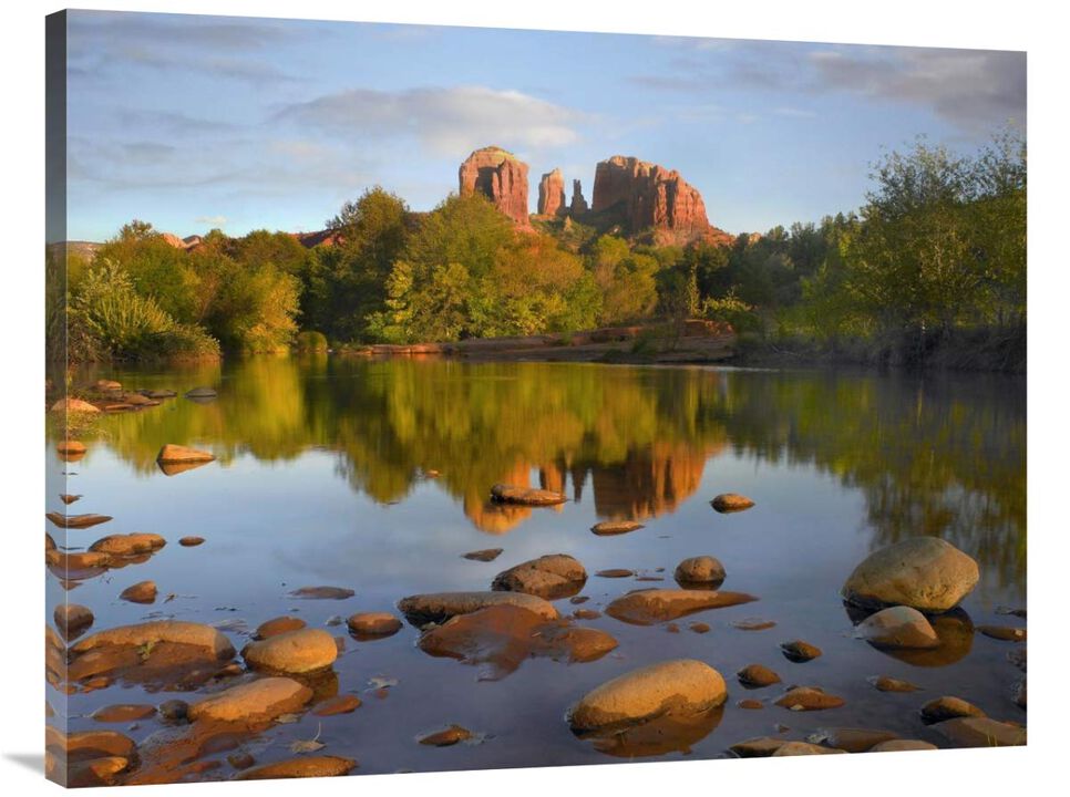 Red Rock Crossing, Arizona-Canvas Art-40x30
