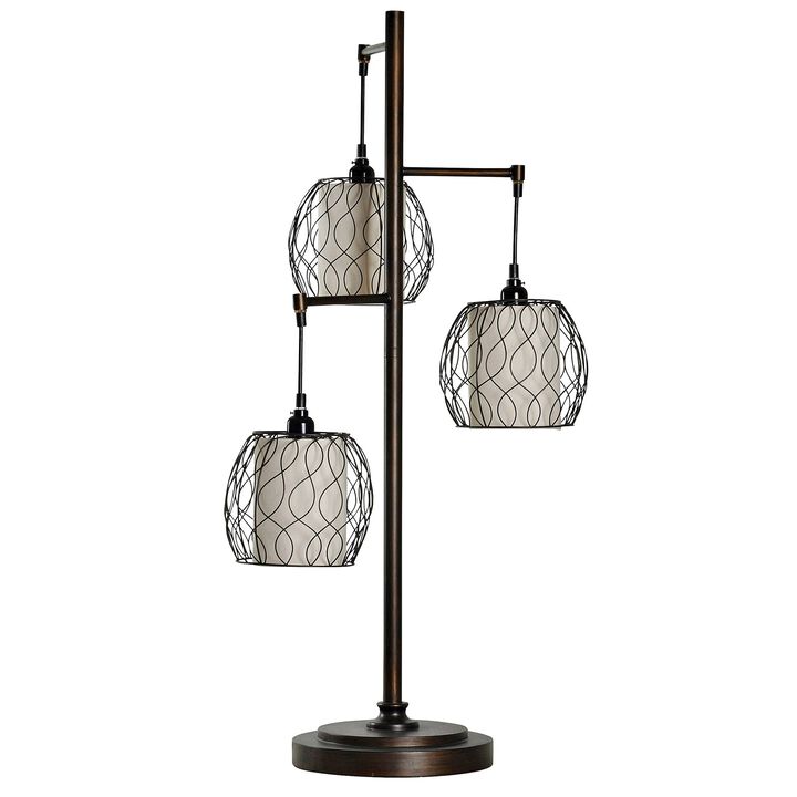 Antique Bronze Table Lamp (Set of 2)