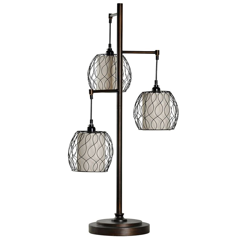 Antique Bronze Table Lamp (Set of 2)