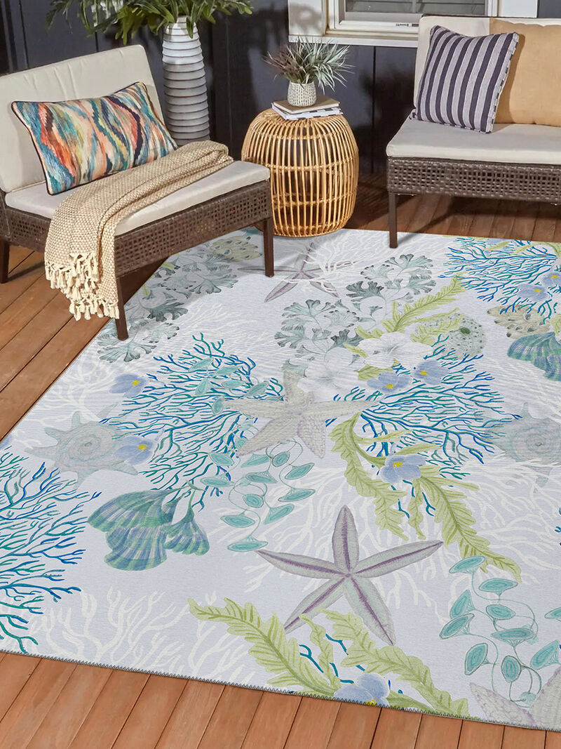 Seabreeze SZ1 Silver 8' x 10' Rug