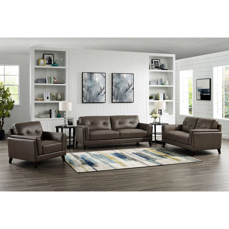 Huntington Top Grain Leather Loveseat