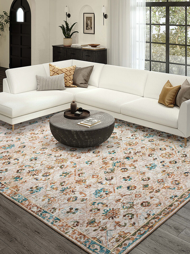 Jericho JC8 Parchment 3' x 5' Rug