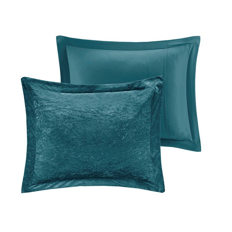 Gracie Mills Eirlys Velvet Duvet Cover Set