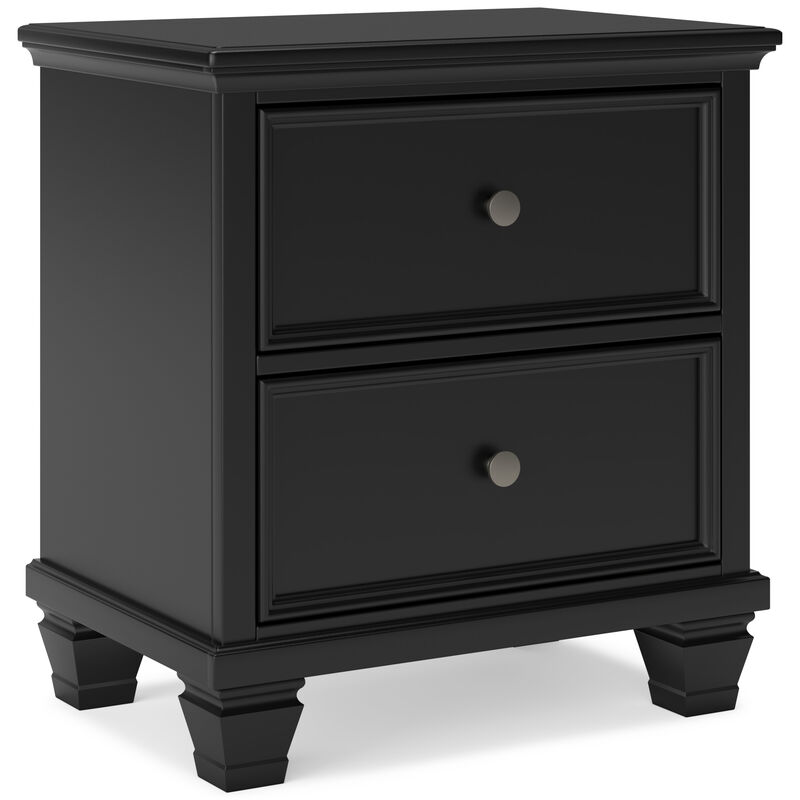 Lanolee Black Nightstand