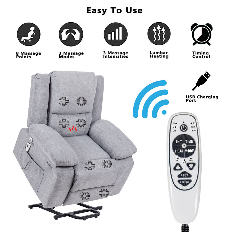 Massage Electric Recliner Chair for Elderly