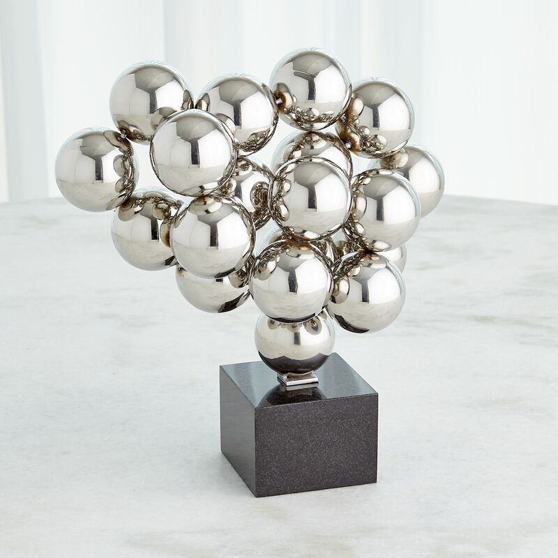 Sphere Silver Sculpture
