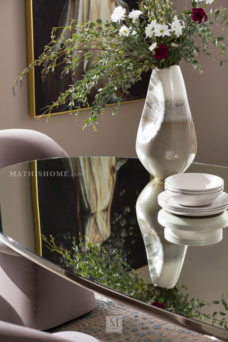 Semper 96" Oval Pedestal Table