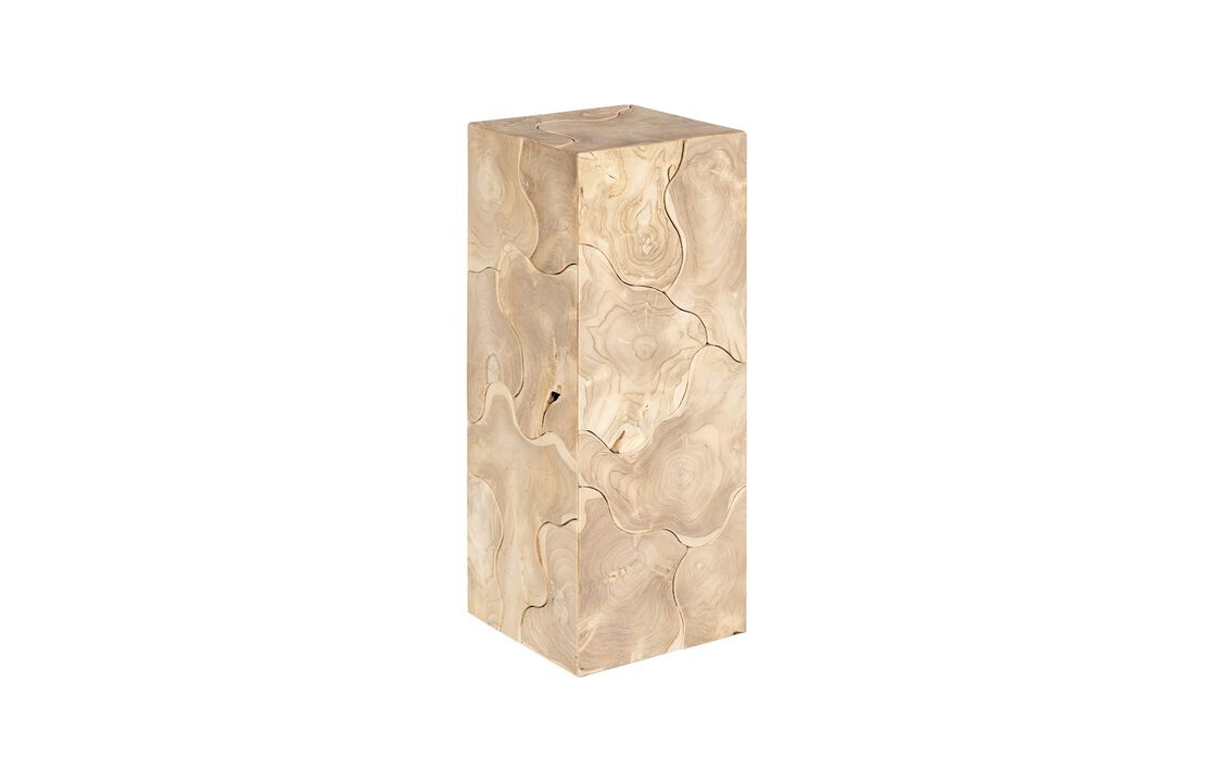 Teak Slice Medium Pedestal