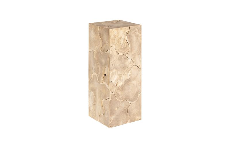 Teak Slice Medium Pedestal