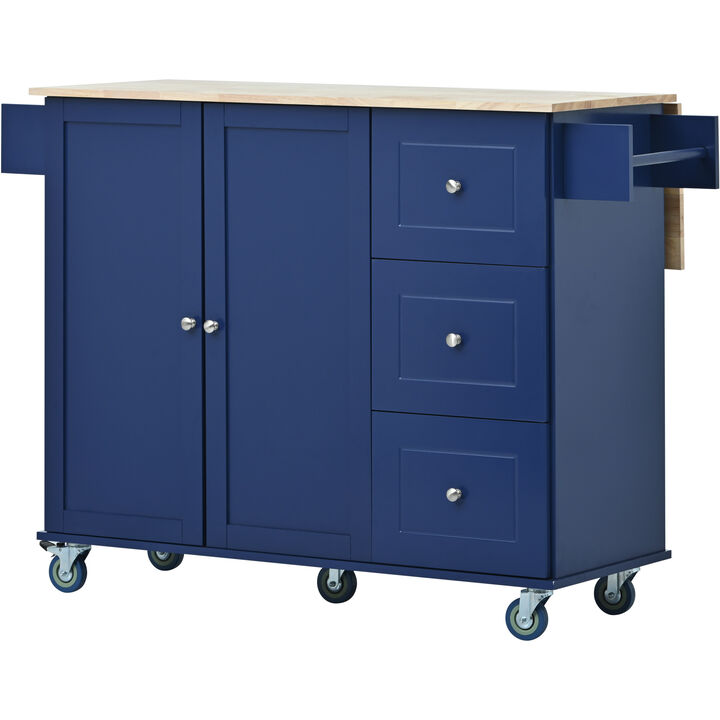 Merax Rolling Mobile Kitchen Island