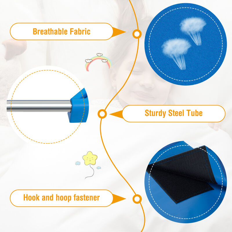 Kids Stackable Daycare Cot Pack of 6 with Detachable Oxford Cloth