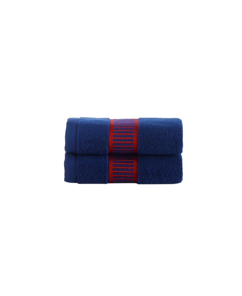 Brooks Brothers Fancy Border 2 pcs Wash Towels