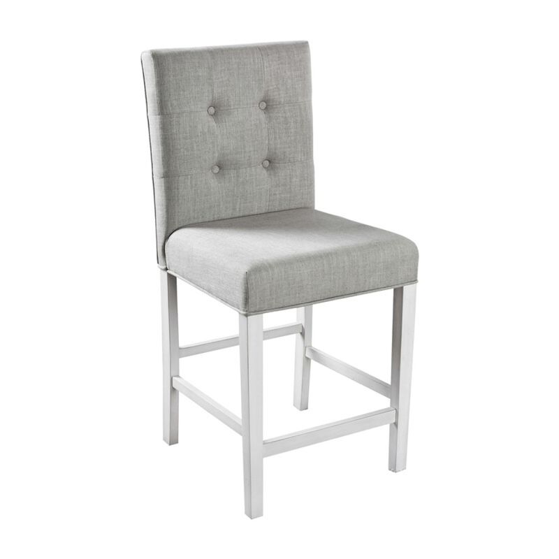 Antique White Wood Counter Height Chairs