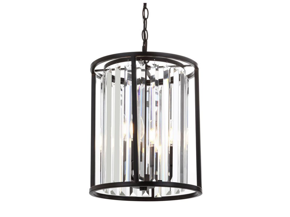 Bevin Metal/Crystal LED Pendant