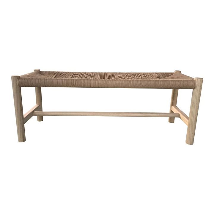 Moe's Home Collection HAWTHORN BENCH LARGE NATURAL