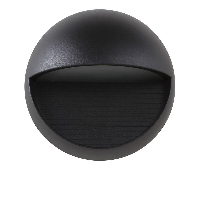 Orbe Outdoor Metal/Glass Integrated LED Wall Sconce