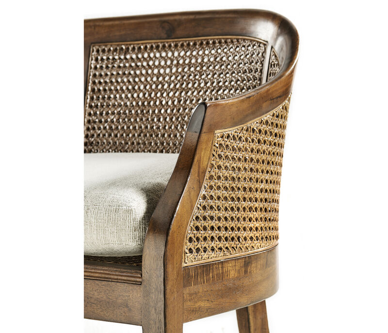 Walnut Salon Settee