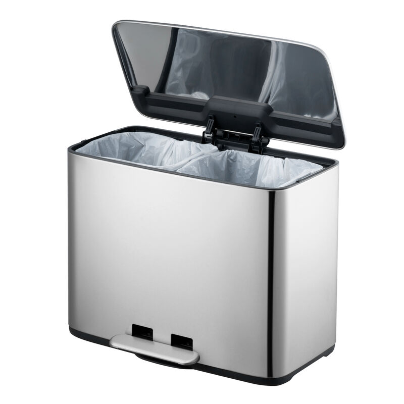 18L+18L Pedal Classified Trash Can