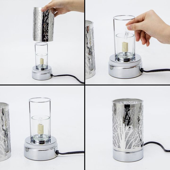 7" Touch lamp/Oil burner/Wax warmer-Sunflower
