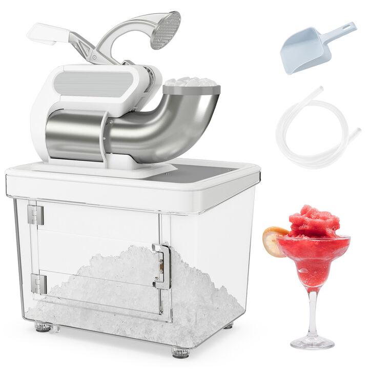 300W Commercial Ice Crusher with Dual Blades and Safety Switch