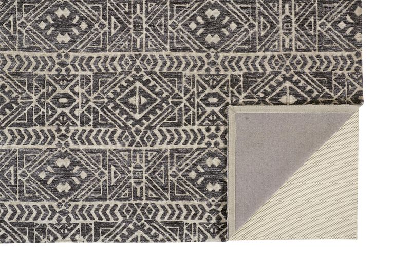 Colton 8627F Gray/Black/Ivory 3'6" x 5'6" Rug