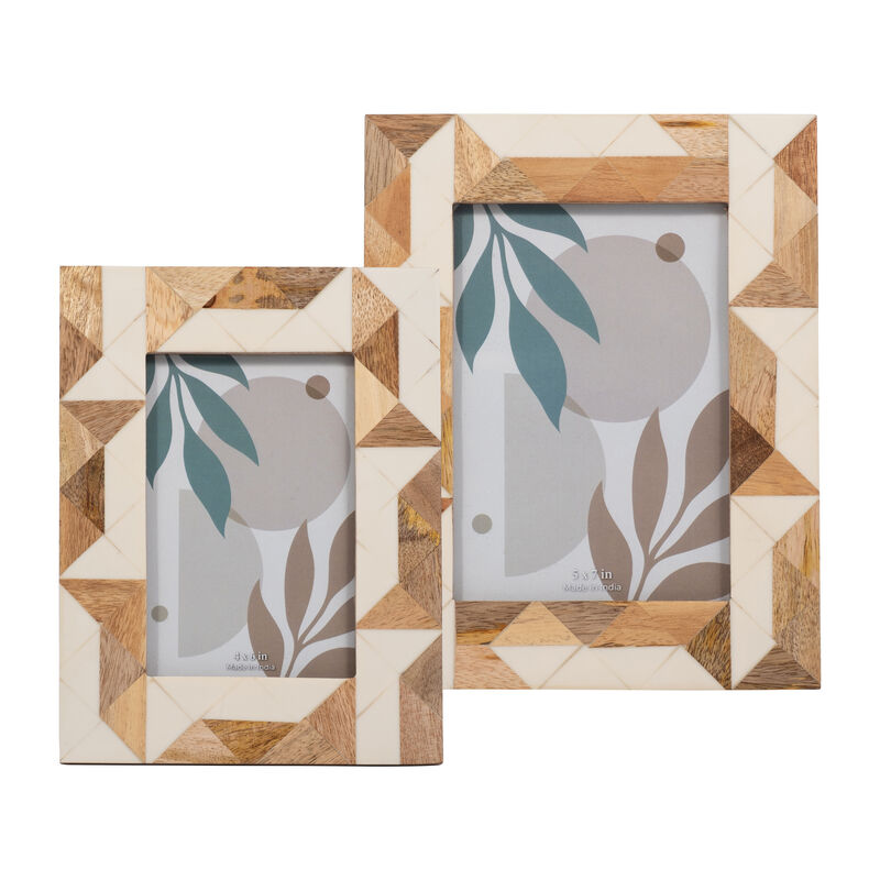 5"x7" Geo Woven Photo Frame