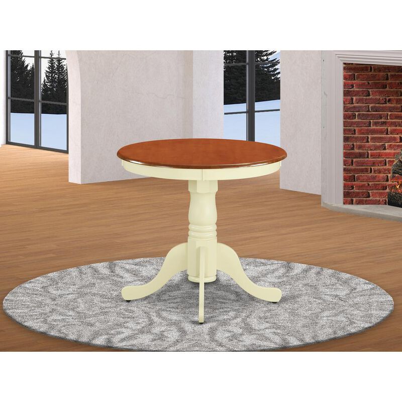 Dining Table Buttermilk & Cherry