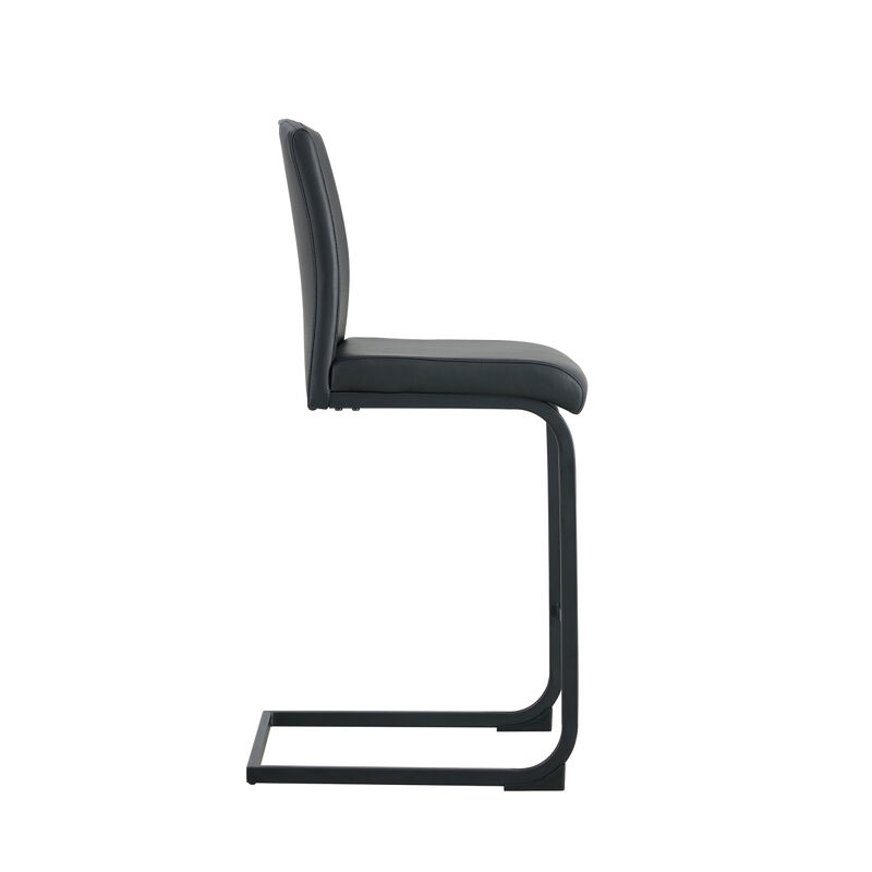 PU Chair Barstool Dining Counter Height Chair Set Of 2