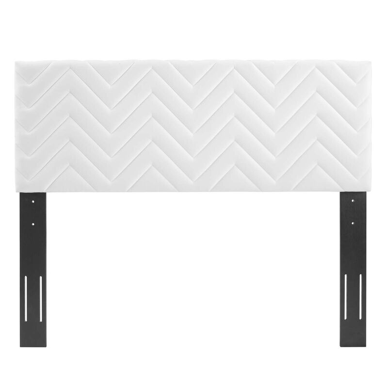 Modway - Mercy Chevron Tufted Performance Velvet Full/Queen Headboard