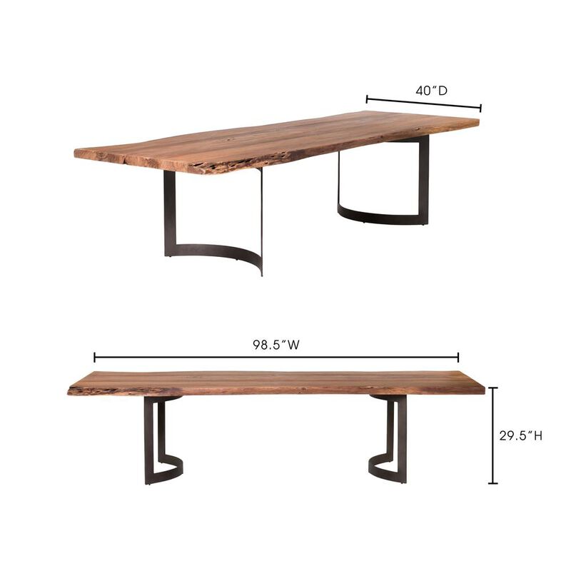 Moe's Home Collection Bent Dining Table Small