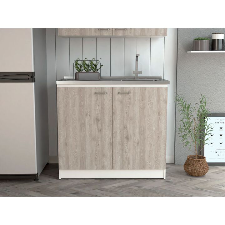 Utility Sink Vernal, Kitchen, Smoky Oak / Light Gray