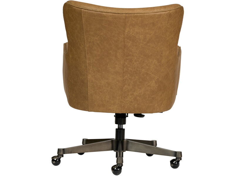 Blake Caramel Leather Desk Chair