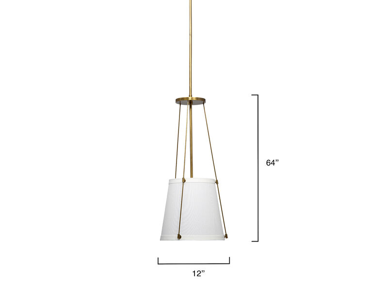 California Pendant - Antique Brass