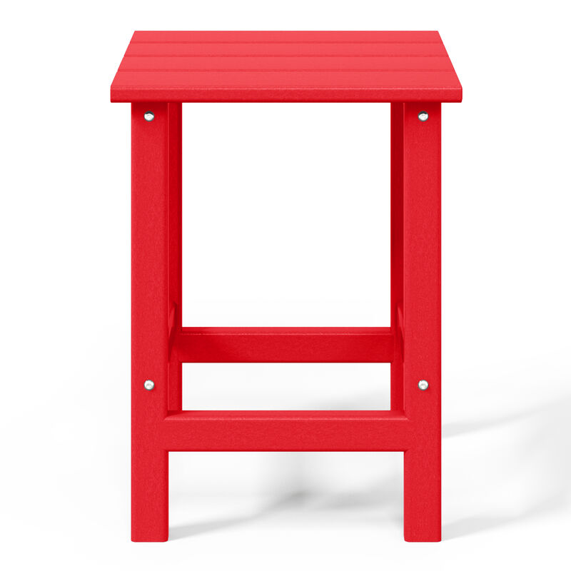 WestinTrends Westintrends 14" square outdoor Side table for Adirondack chair