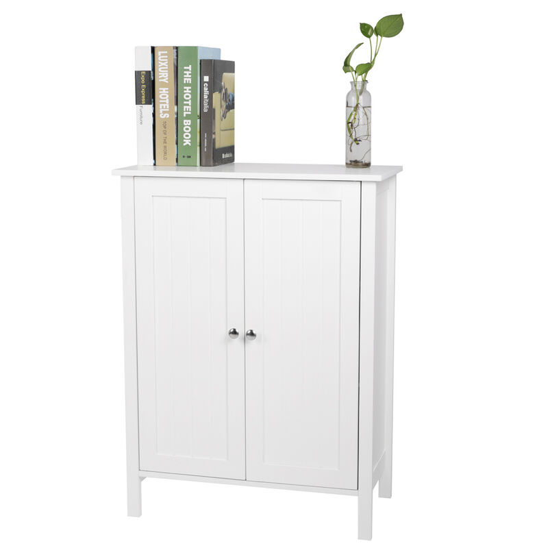Bathroom Wall Cabinet with Double Doors and Interior Shelves