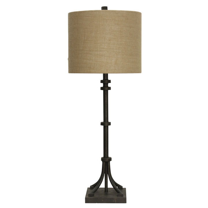 Industrial Bronze Table Lamp