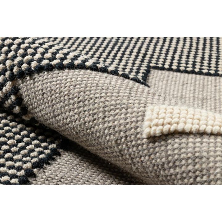 Novogratz Contemporary Rectangle Area Rug, Black, 9' X 12'