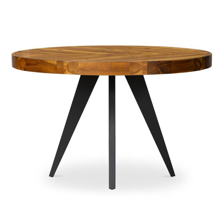 Moe’s Parq Round Dining Table Amber