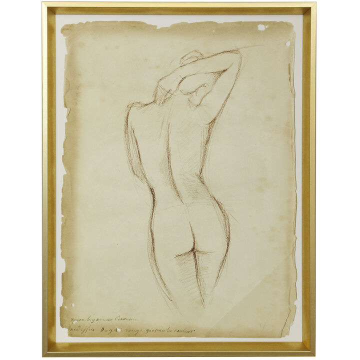 Figure Study I Framed Print