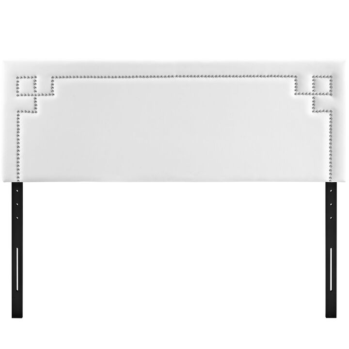 Modway - Josie Queen Upholstered Vinyl Headboard White