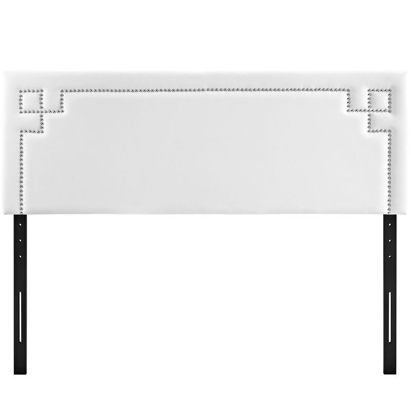 Modway - Josie Queen Upholstered Vinyl Headboard White