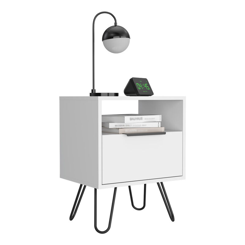 Nightstand Skyoner, Bedroom, White
