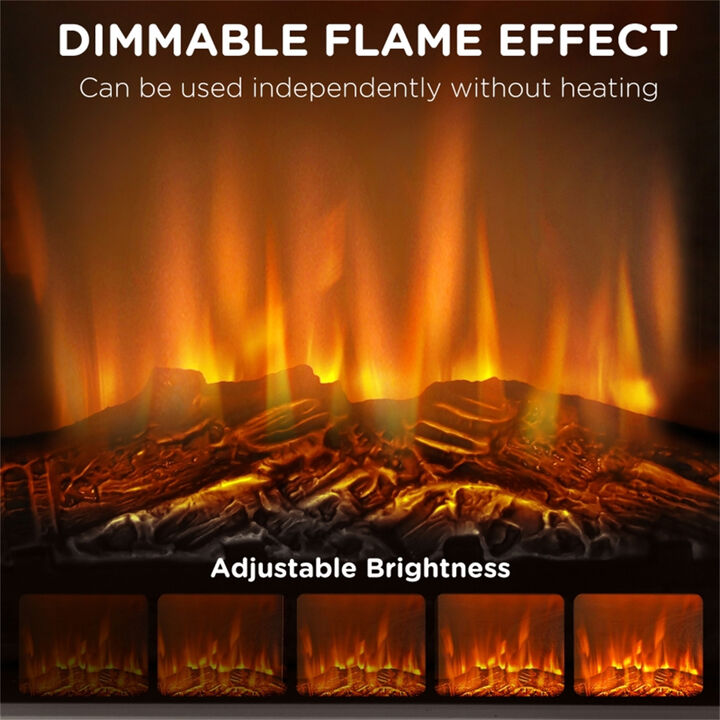 Portable Electric Fireplace Heater for Home and Office Warmth