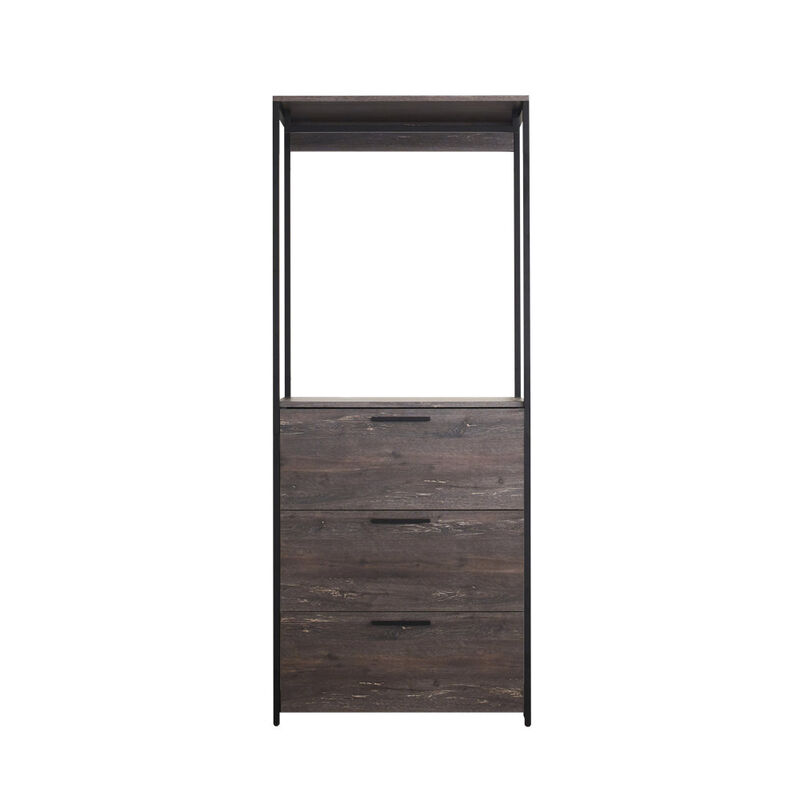 FC Design Klair Living Wood Walk-in Closet System