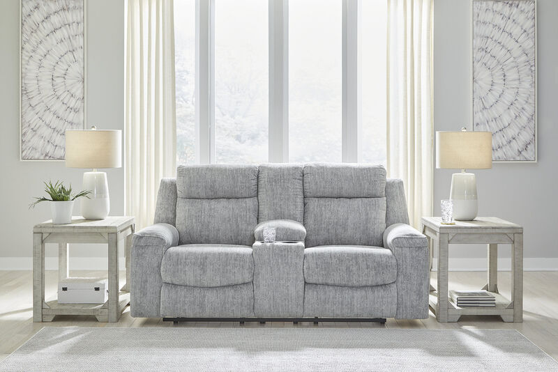 Buntington Reclining Loveseat W/Console